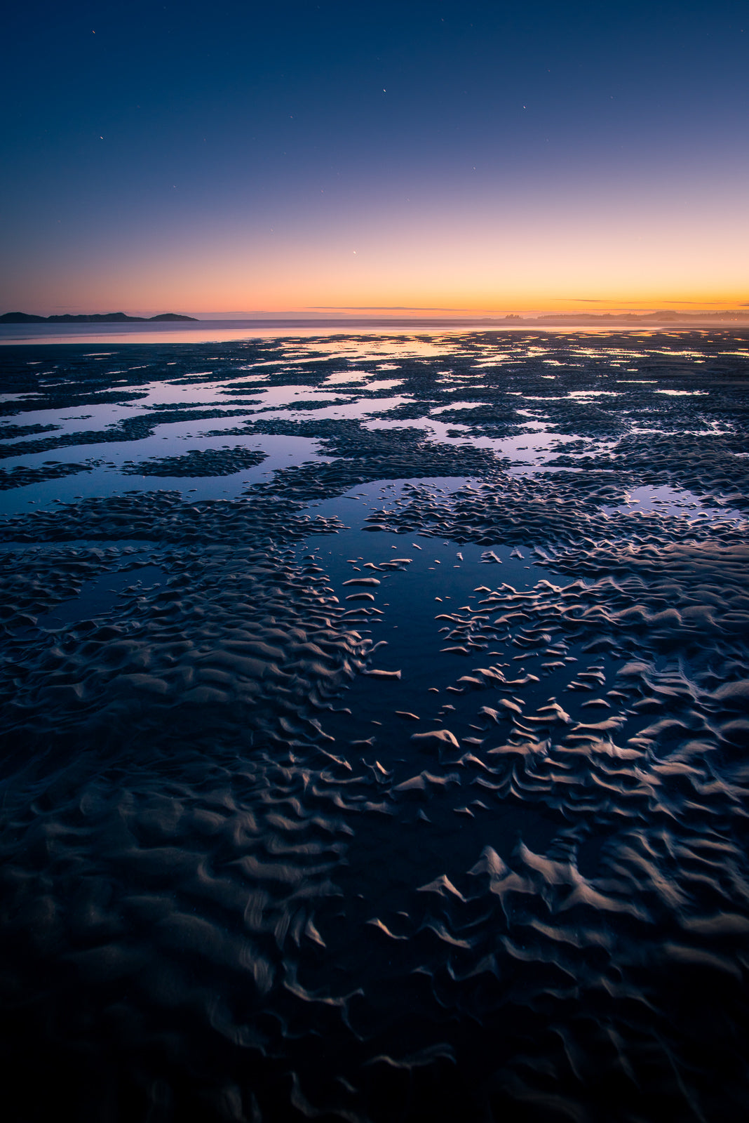 Tide Pools, Stars, Dusk Hues