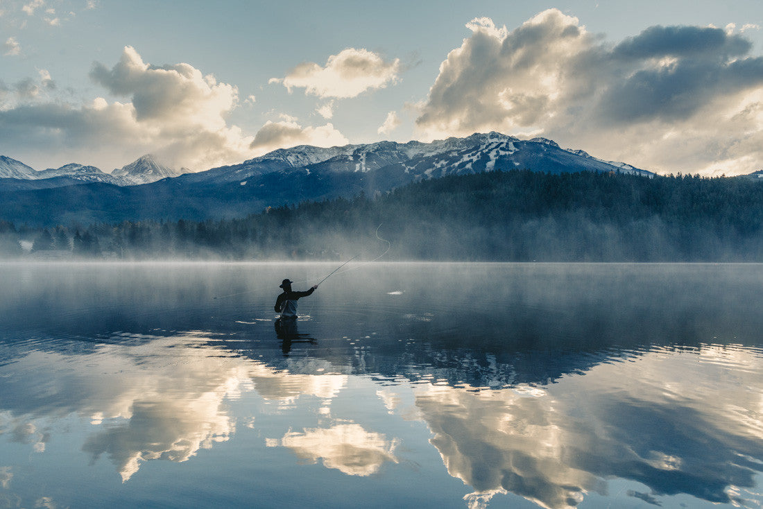 Alta Lake Flyfisherman