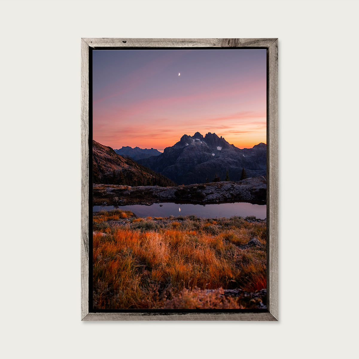 Autumn Moon Reflection