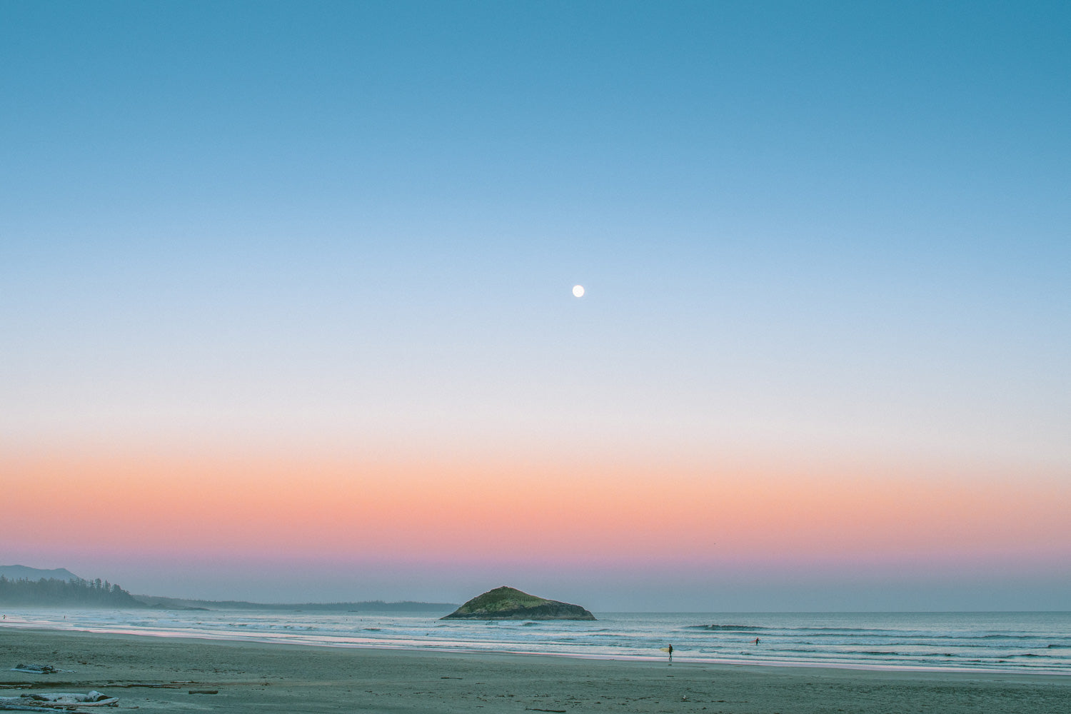 Long Beach, Sunset Moonrise