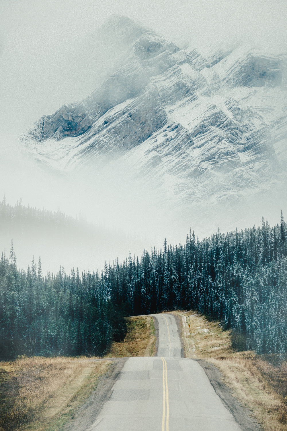 Mountain in the Clouds, Alaska Highway