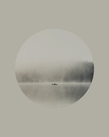 Floating on a Dream I, Circular Print