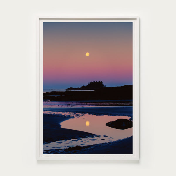 Full Moon Reflection, Chesterman’s Beach